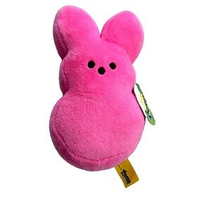 Peeps Bunny Rabbit Plush Pink Easter Spring Cuddly Soft Stuffed Animal‎ 6 inch